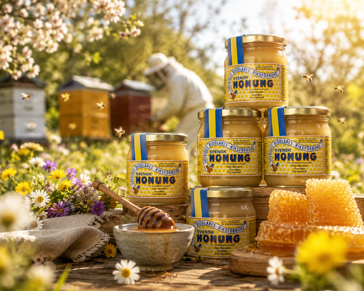 Authentic Swedish honey collection – pure Scandinavian honey varieties harvested from Nordic wildflowers and forests | Swedish Cravings