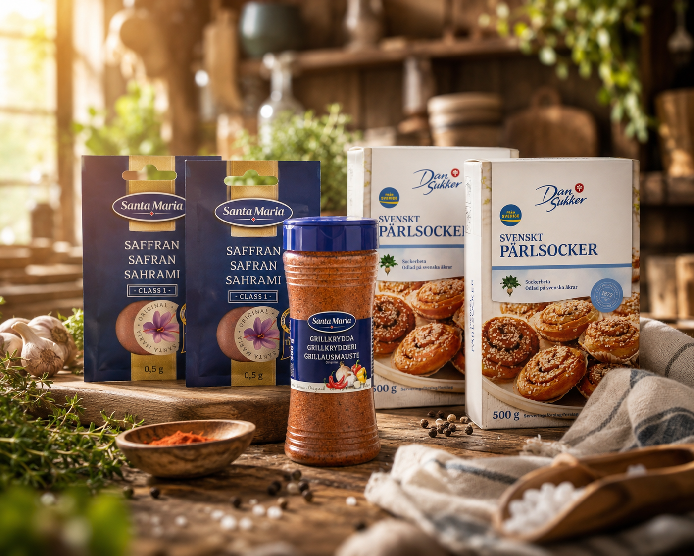Authentic Swedish spices collection – traditional Scandinavian herbs and spices for Nordic cooking and baking | Swedish Cravings
