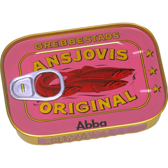 Grebbestads Ansjovis Original Abba, 125g (4.40oz) – Swedish Anchovy Delicacy