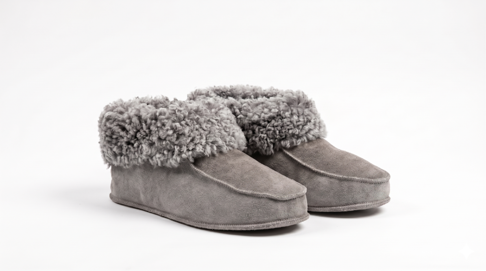 Sheepskin Slippers – Warm Wool-Lined House Slippers with Genuine Sheepskin Collar | Cozy Indoor Footwear for Women &amp; Kids