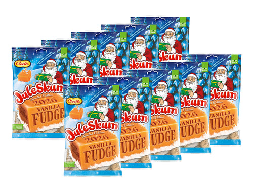 10 x Cloetta Juleskum Vanilla Fudge 100g Swedish Christmas foam candy 2026 edition