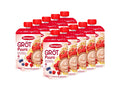 10 x Semper Gröt med Äpple, Hallon, Banan & Blåbär – Swedish Oat Porridge Pouches for Babies from 6 Months, 10 x 120g

