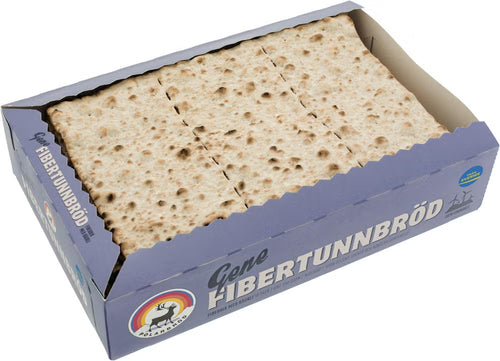 2 Packs of Polarbröd Fibertunnbröd Gene 330g (11.64 oz) – Authentic Swedish Fiber-Rich Crisp Thin Bread