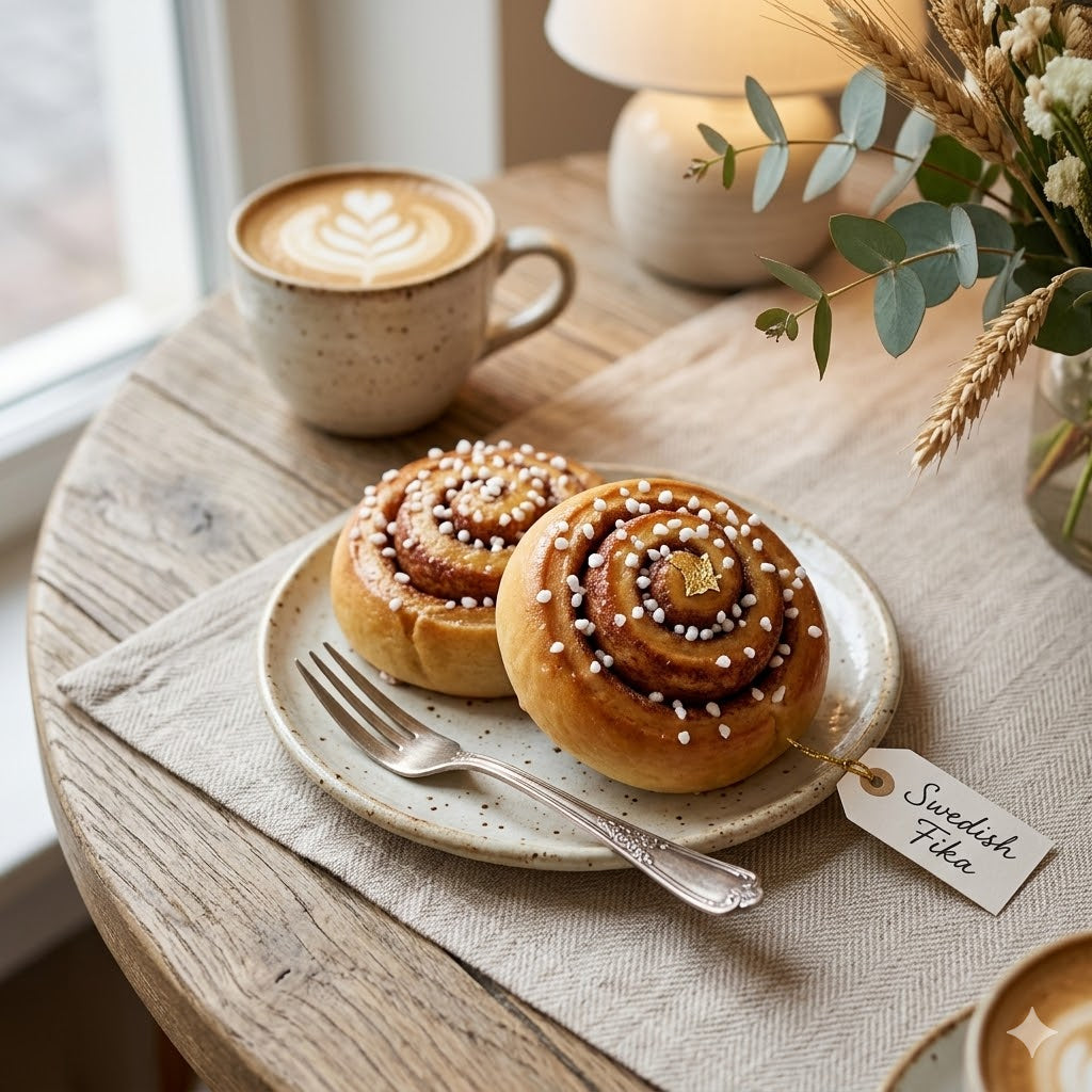 Skogaholm Kanelbullar – Traditional Swedish Cinnamon Buns (10 pcs per bag, 450g / 15.87oz)