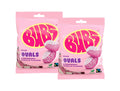 2 x BUBS Strawberry Vanilla Ovals 90g bags – Swedish sour foam candy with strawberry and vanilla flavour, vegan and gelatin-free
