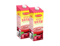 2 x Ekströms Hallonkräm 1L Swedish smooth raspberry fruit cream ready to serve with cold milk or cream