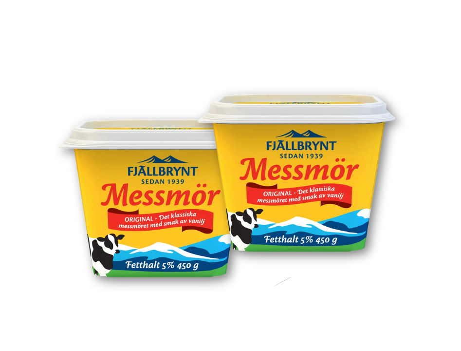 Fjällbrynt Messmör Original 450g – authentic Swedish whey cheese spread