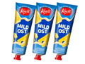 3 x Kavli Mildost 275g tubes – Swedish mild creamy soft cheese spread, made with 54% real hard cheese
