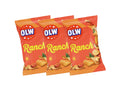 3 x OLW Chips Ranch 275g – Ranch-Flavoured Swedish Potato Chips Multipack, 825g (29.1 oz)