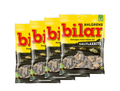 4 x Ahlgrens Bilar Saltlakrits 130g – Swedish salty licorice soft foam candy cars