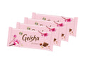 4 x Fazer Geisha Chokladkaka 121g – Milk Chocolate with Crispy Hazelnut Filling, 484g (17.1 oz)