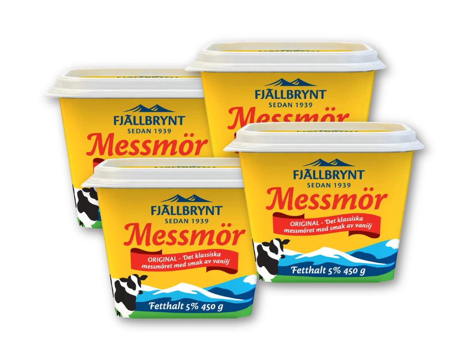 Fjällbrynt Messmör Original 450g – authentic Swedish whey cheese spread