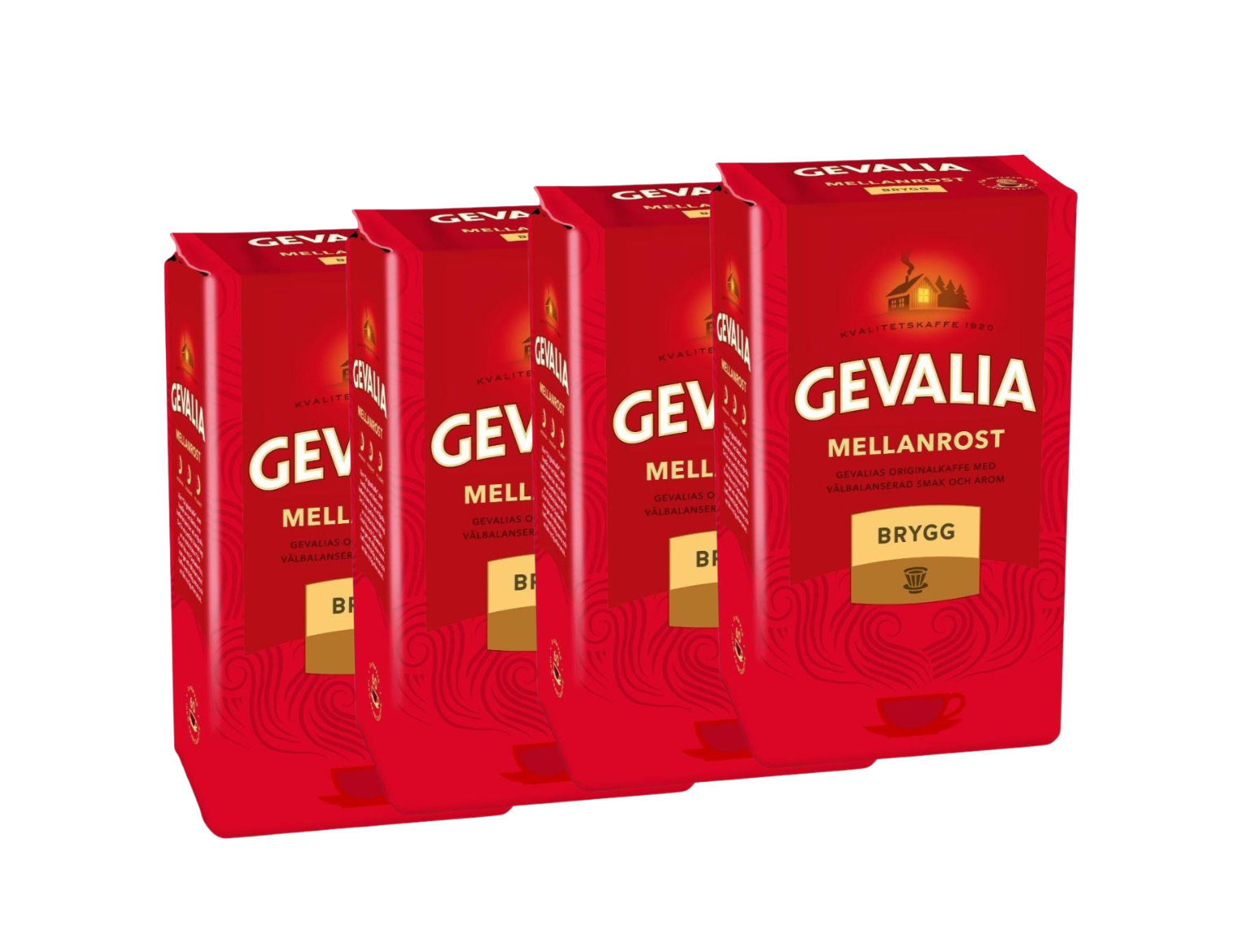 4 x Gevalia Mellanrost 450g