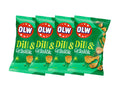 4 x OLW Chips Dill & Gräslök 275g – Swedish Dill & Chive Potato Chips Multipack, 1,100g (38.8 oz)