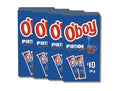 4 x O'boy Portion Vattenlöslig boxes – Swedish instant chocolate drink mix, 10 x 28g sachets per box, just add water
