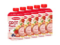 5 x Semper Gröt med Jordgubb, Banan & Blåbär – Swedish Oat Porridge Pouches for Babies from 6 Months, 5 x 120g
