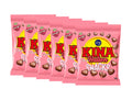 6 x Fazer Kina Snacks Hallon 140g bags – crispy raspberry chocolate-coated wheat puffs from Fazer
