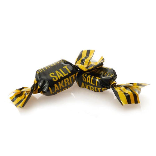 2 Bags of Kolafabriken Saltlakritskola 600g (21.16oz) - Swedish Salt Licorice Toffee