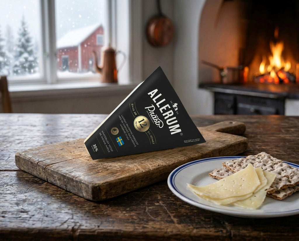 Allerum Präst 12 mån 670g Swedish aged hard cheese made from Swedish milk