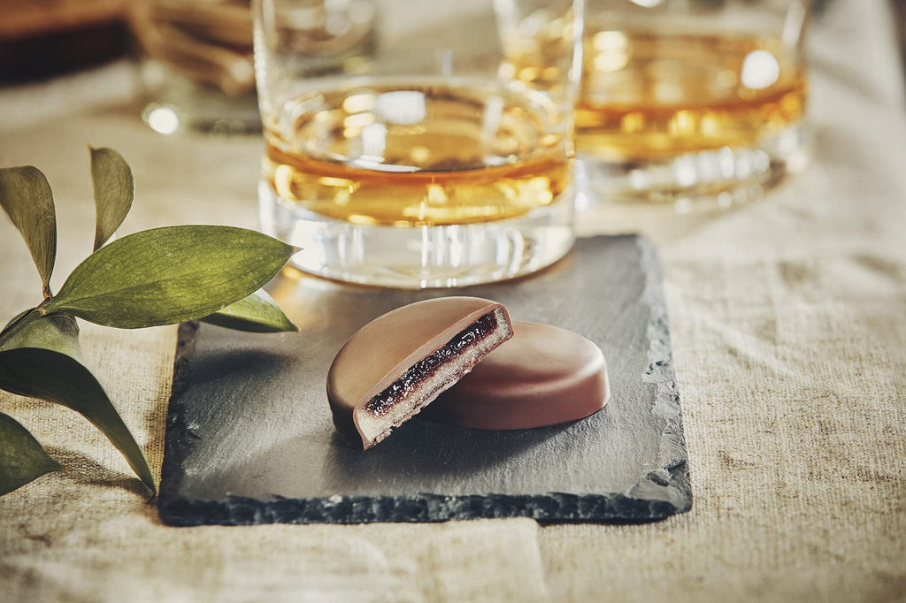 Anthon Berg Plommon i Madeira 220g dark chocolate marzipan pieces with plum and Madeira filling