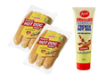 Authentic Swedish French Hot Dog Kit with Kavli French Hot Dog Dressing 230g and 6 Korvbrödsbagarn French Hot Dog breads
