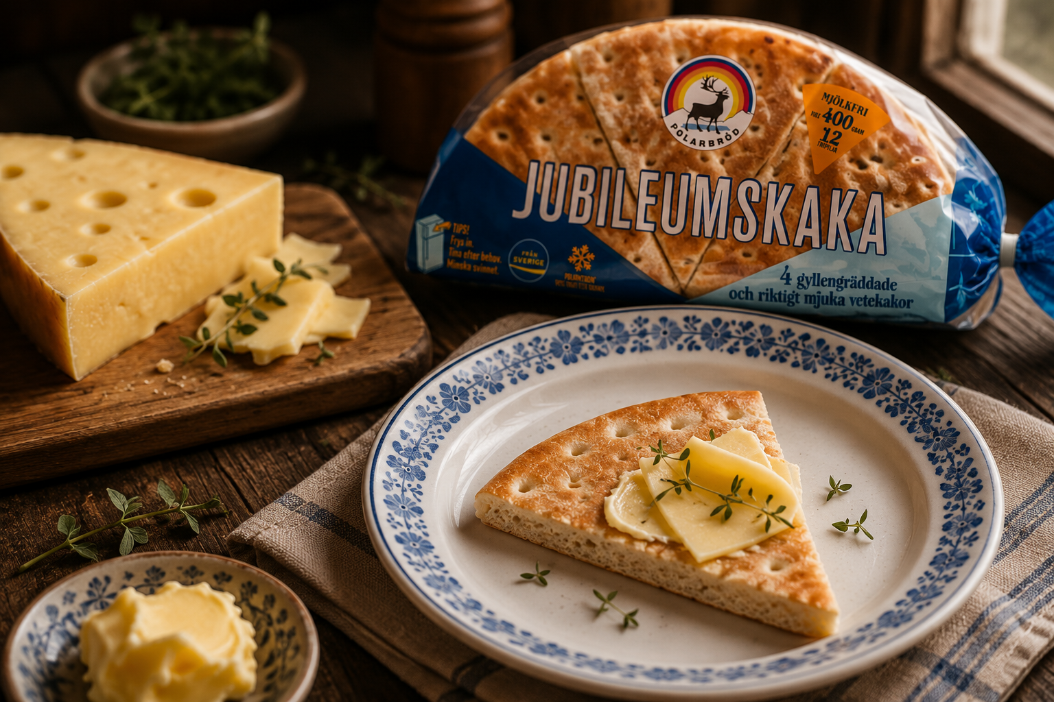 Polarbröd Jubileumskaka 400g (14.11 oz) – Authentic Swedish Soft Flatbread