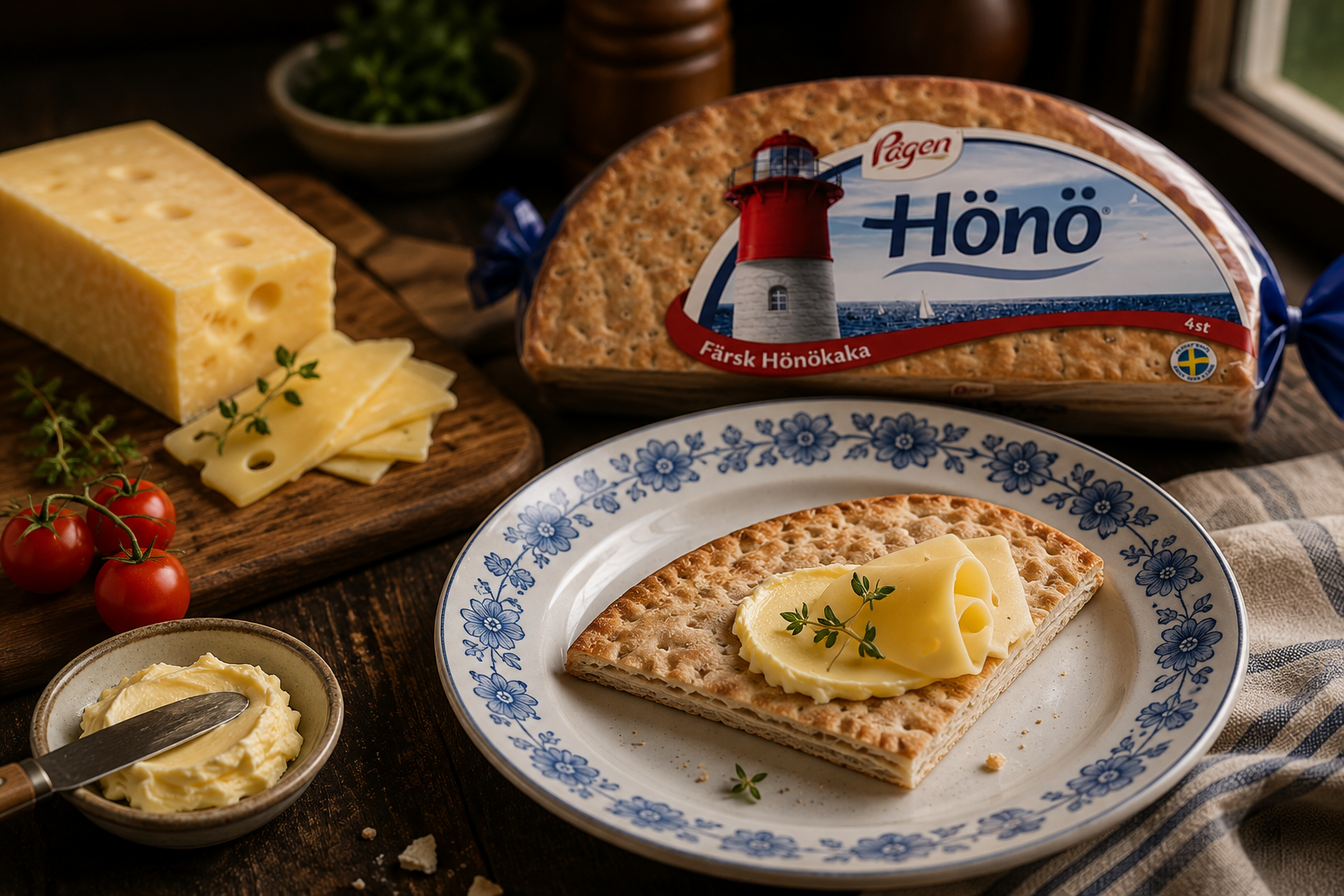 Pågen Hönökaka 4-Pack 450g (15.87 oz) – Authentic Swedish Soft Bread