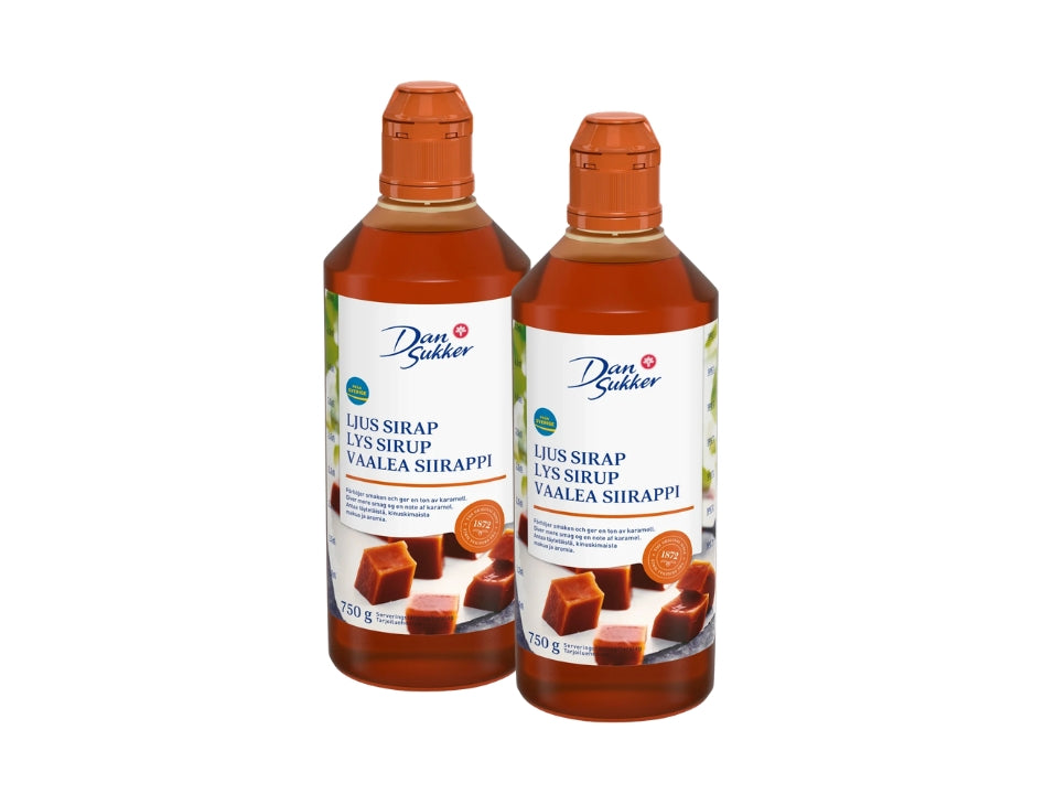 Dansukker Sirap Ljus 2 x 750g – Swedish Light Baking Syrup Multipack 1500g | Swedish Cravings
