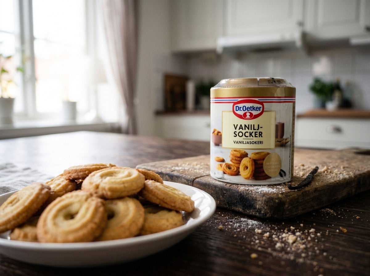 Dr. Oetker Vaniljsocker 160g – Swedish Vanilla Sugar with Bourbon Vanilla | Swedish Cravings in the kitchen