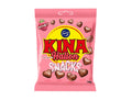 Fazer Kina Snacks Hallon 140g bag – crispy raspberry chocolate-coated wheat puffs from Fazer
