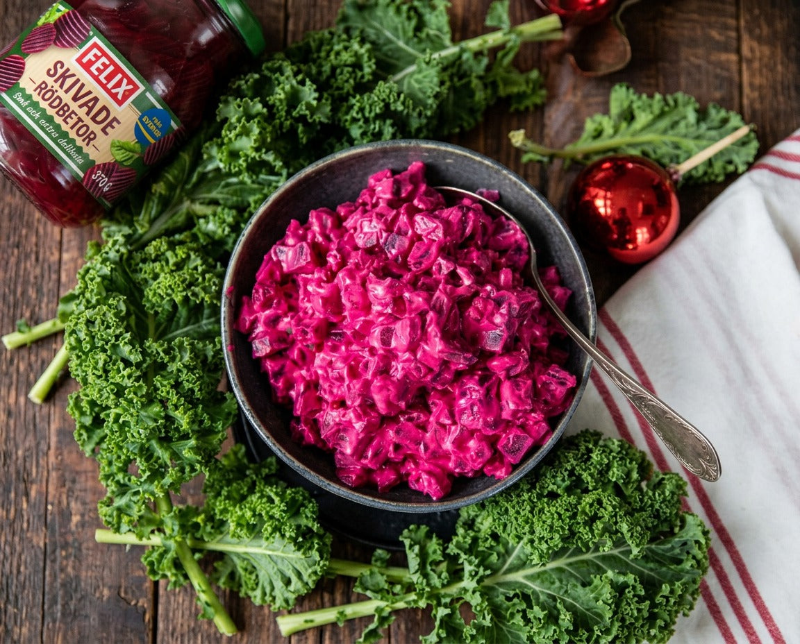 Felix Rödbetor Skivade 370g 13.1 oz classic Swedish sliced pickled beets and homemade rödbetssallad