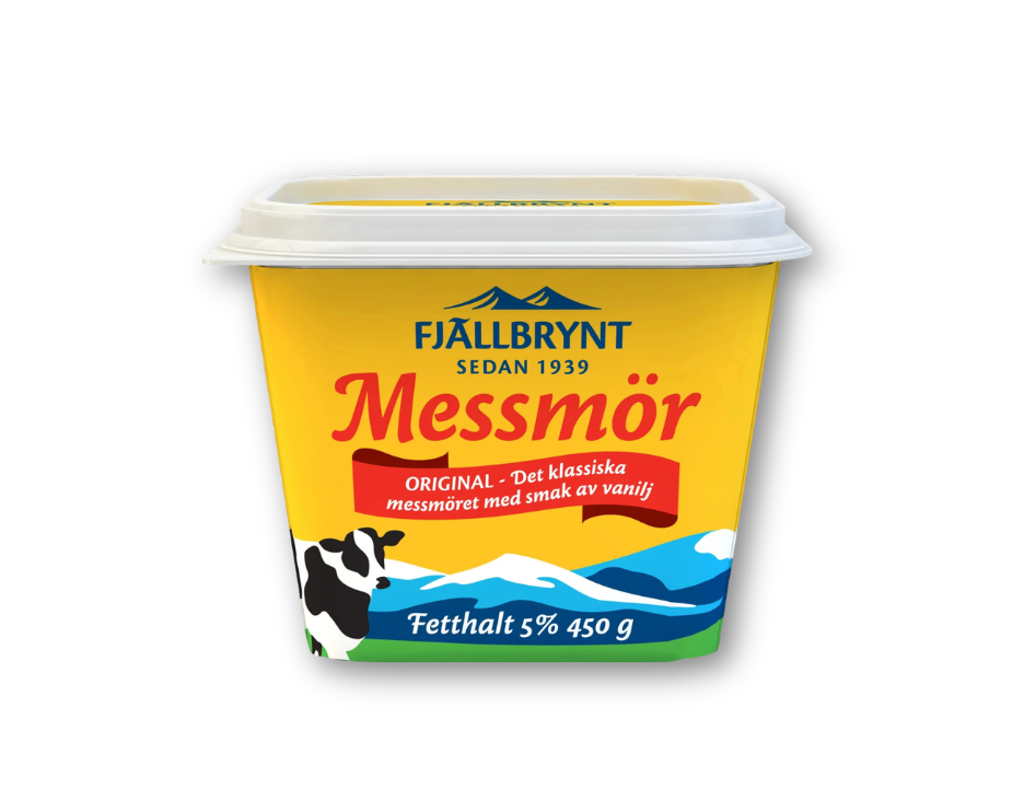 Fjällbrynt Messmör Original 450g – authentic Swedish whey cheese spread