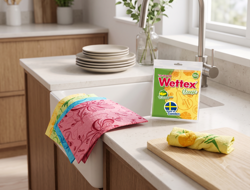 20 x Vileda Wettex Classic – Authentic Swedish Super Absorbent Cleaning Cloths – Choose Your Quantity