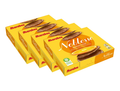 4 Boxes of Marabou Noblesse apelsin (orange) Crisp 150g (5.29 Oz) - Swedish Milk Chocolate with orange, swedish chocolate, milk chocolate