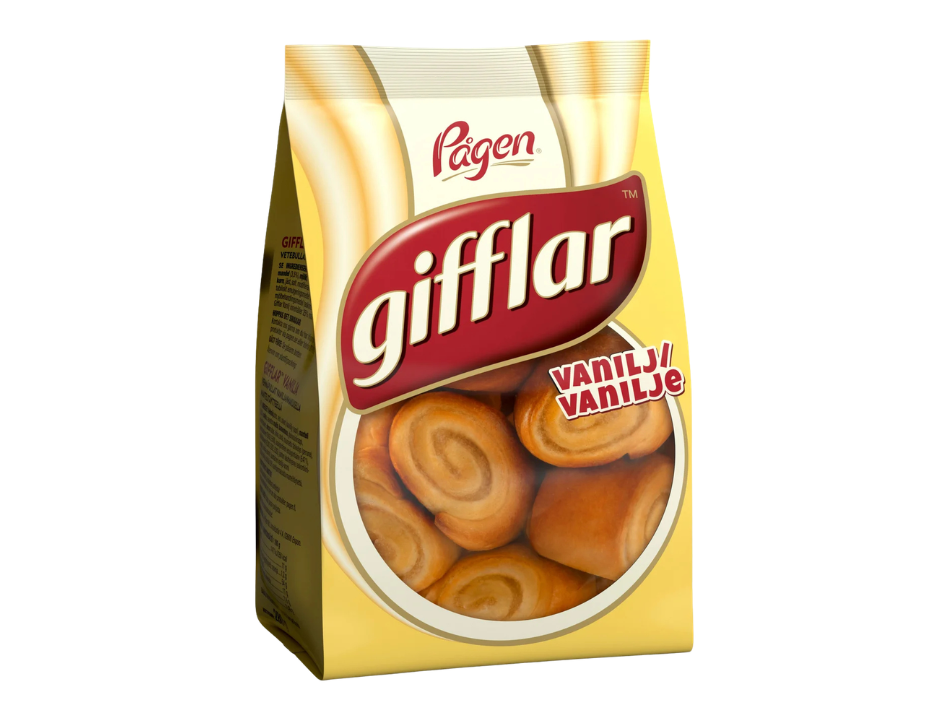 Pågen Gifflar Vanilla Rolls 280g (9.87 oz) – Authentic Swedish Mini Vanilla Pastries