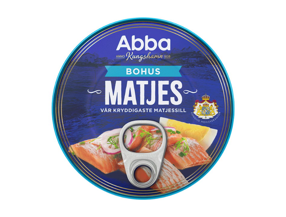 Abba Klassisk Matjessill 3 × 215g (3 × 7.58 oz) – Traditional Swedish Pickled Herring