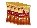 4 Bags of Estrella Popcorn Cheddar – 65g (2.29oz)