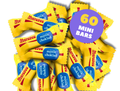 Marabou Mjölkchoklad Mini 60 × 10g (60 × 0.35 oz) – Individually Wrapped Authentic Swedish Milk Chocolate