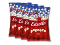 4 Bags of Estrella Popcorn – 65g (2.29oz)