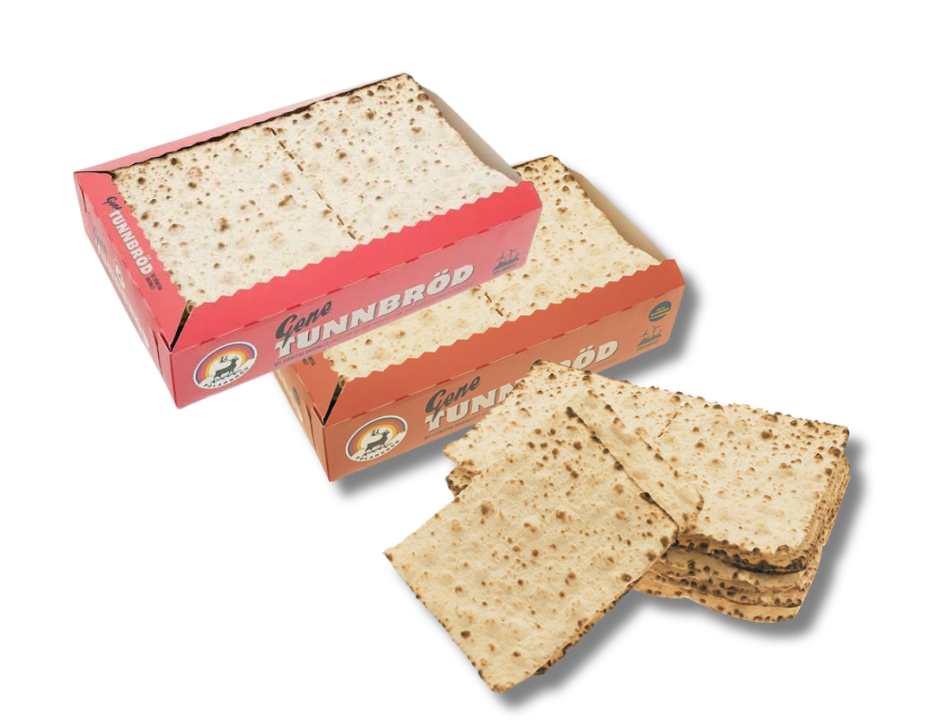 2 Packs of Polarbröd Hårt Tunnbröd Gene 330g (11.64 oz) – Authentic Swedish Crisp Thin Bread