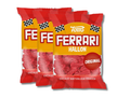 3 x Toms Ferrari Bilar Original 130g (4.58 oz) – Authentic Swedish Car-Shaped Fruit Gummies