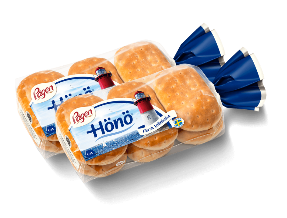2 Packs of Pågen Hönö Fresh Jollekaka 400g (14.10 oz) – Authentic Swedish Archipelago Soft Bread