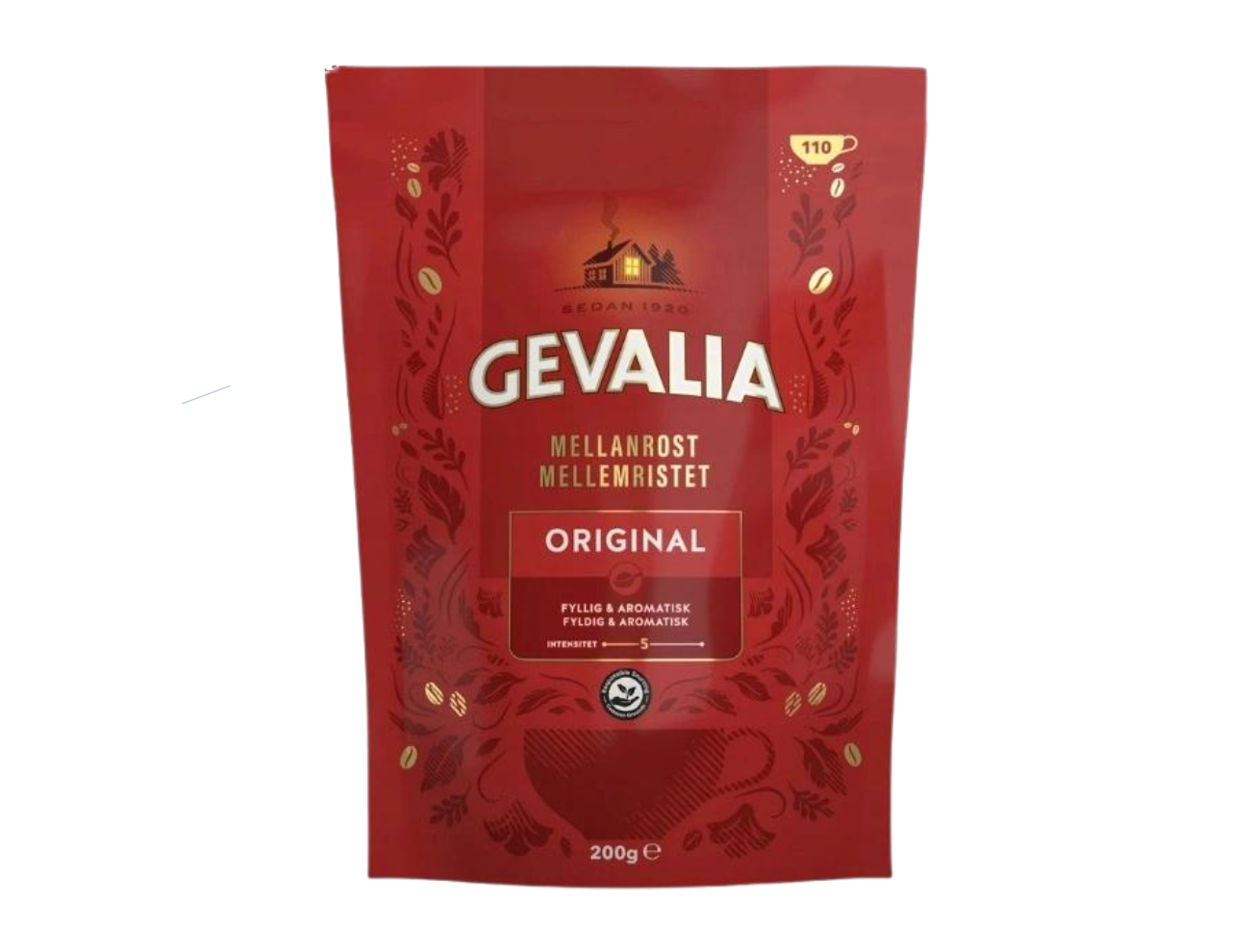 1 Pack of Gevalia Swedish Instant Coffee 200 g (7,05 oz), Mellanrost, Swedish coffee. Medium roast, snabbkaffe Gevalia, Fika Coffee, Sweden
