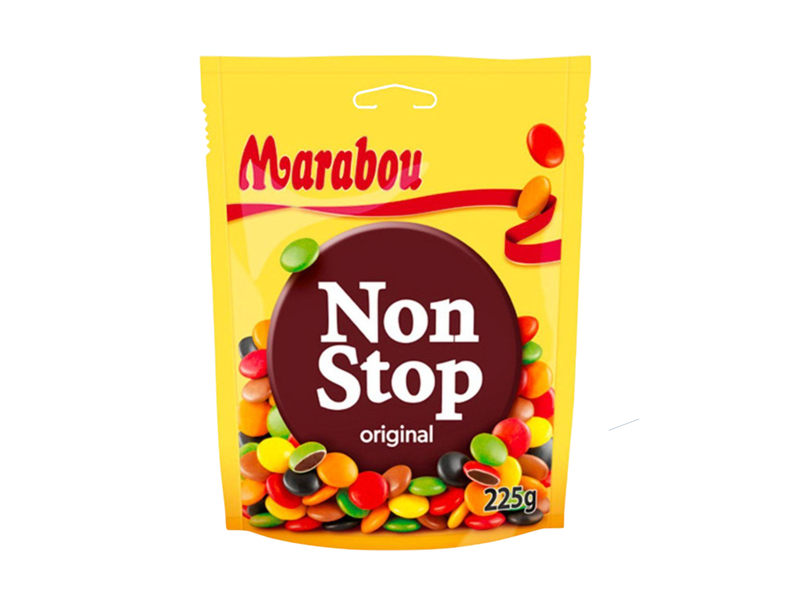 Marabou Non Stop Original 4 × 225g (4 × 7.94 oz) – Authentic Swedish Milk Chocolate Candy Shells