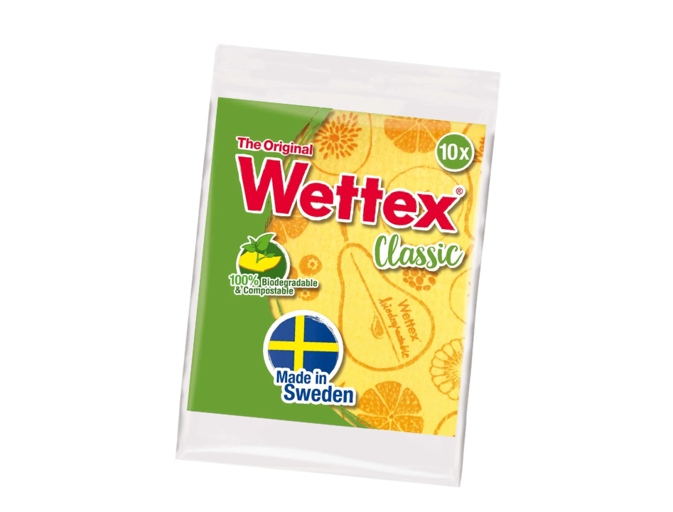 Vileda Wettex Classic – Authentic Swedish Super Absorbent Cleaning Cloths – Choose Your Quantity