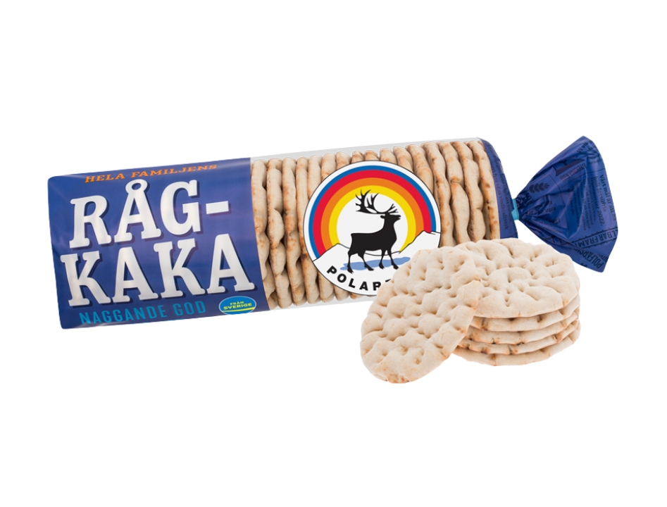 Polarbröd Rågkaka 2 × 24 pcs (2 × 900g / 2 × 31.74 oz) – Authentic Swedish Soft Rye Flatbread