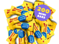 Marabou Mjölkchoklad Mini 200 × 10g (200 × 0.35 oz) – Individually Wrapped Authentic Swedish Milk Chocolate