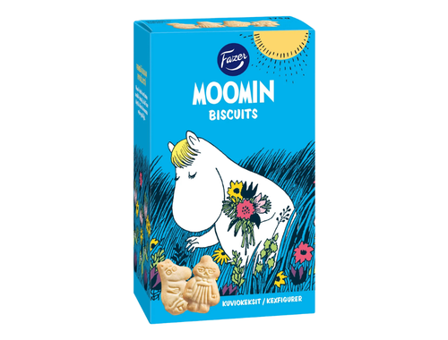 2 Packs of Fazer Moomin Biscuits 175g (6.17 oz) – Authentic Nordic Butter Biscuits with Moomin Characters