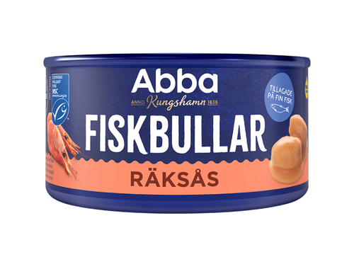 2 Cans of Abba Fiskbullar i Räksås 375g (13.23 oz) – Authentic Swedish Fish Balls in Shrimp Sauce