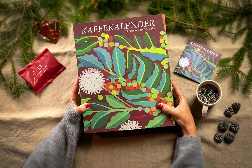 Kahls Kaffekalender 2026 Swedish coffee Advent calendar with 24 different ground coffees